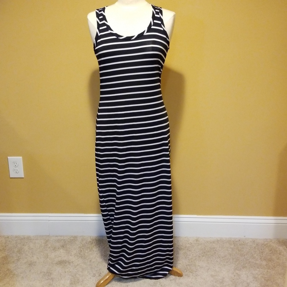 Striped maxi dress